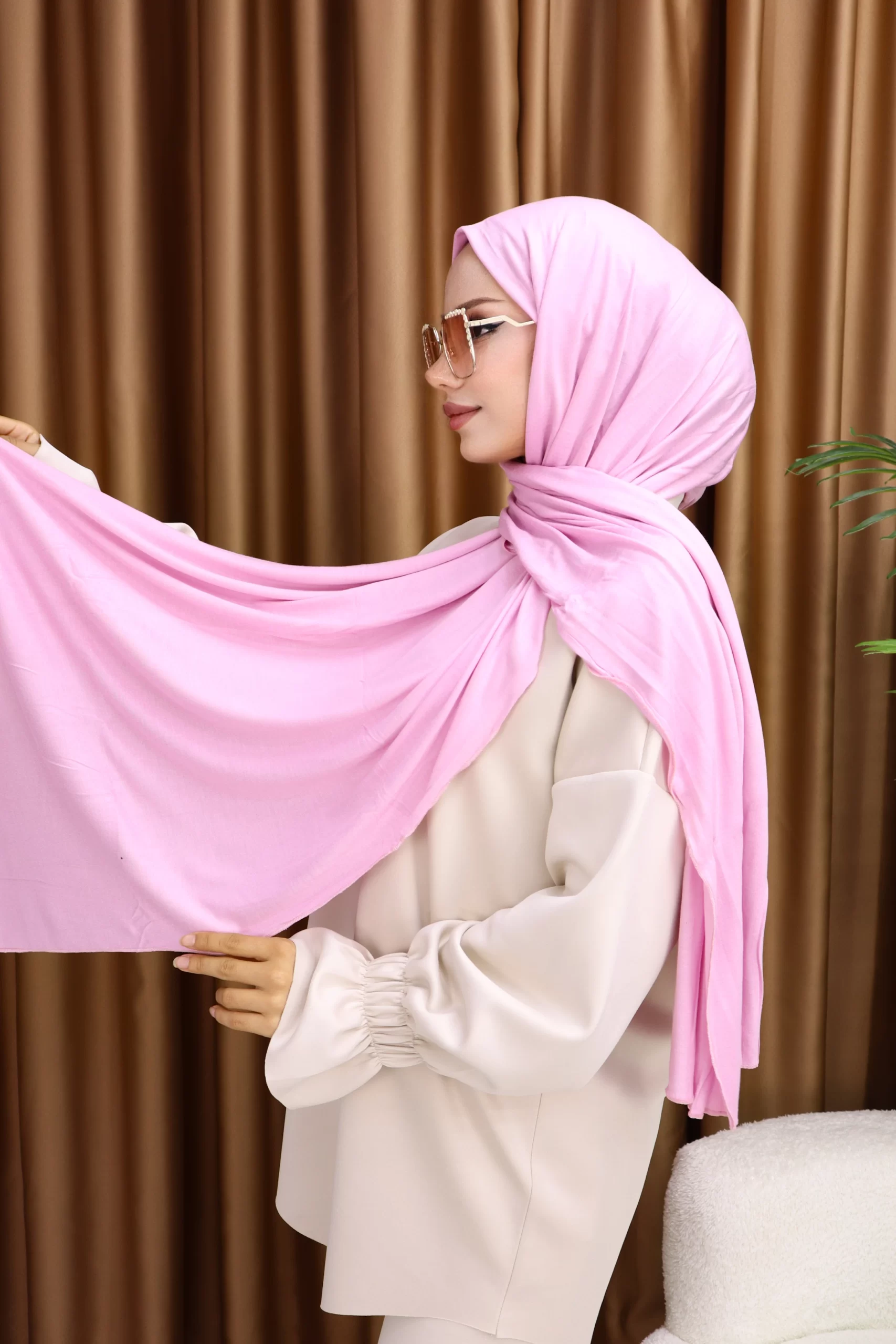 Premium Jersey Hijab - Tulip