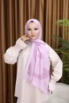 Premium Printed Chiffon - Dusty Lilac