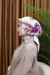Silk Square Scarf - Boise Rose
