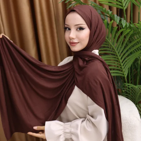 PREMIUM JERSEY HIJAB - Coffee
