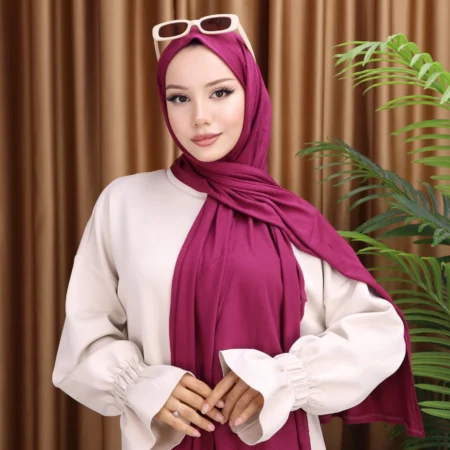 PREMIUM JERSEY HIJAB - Burgundy