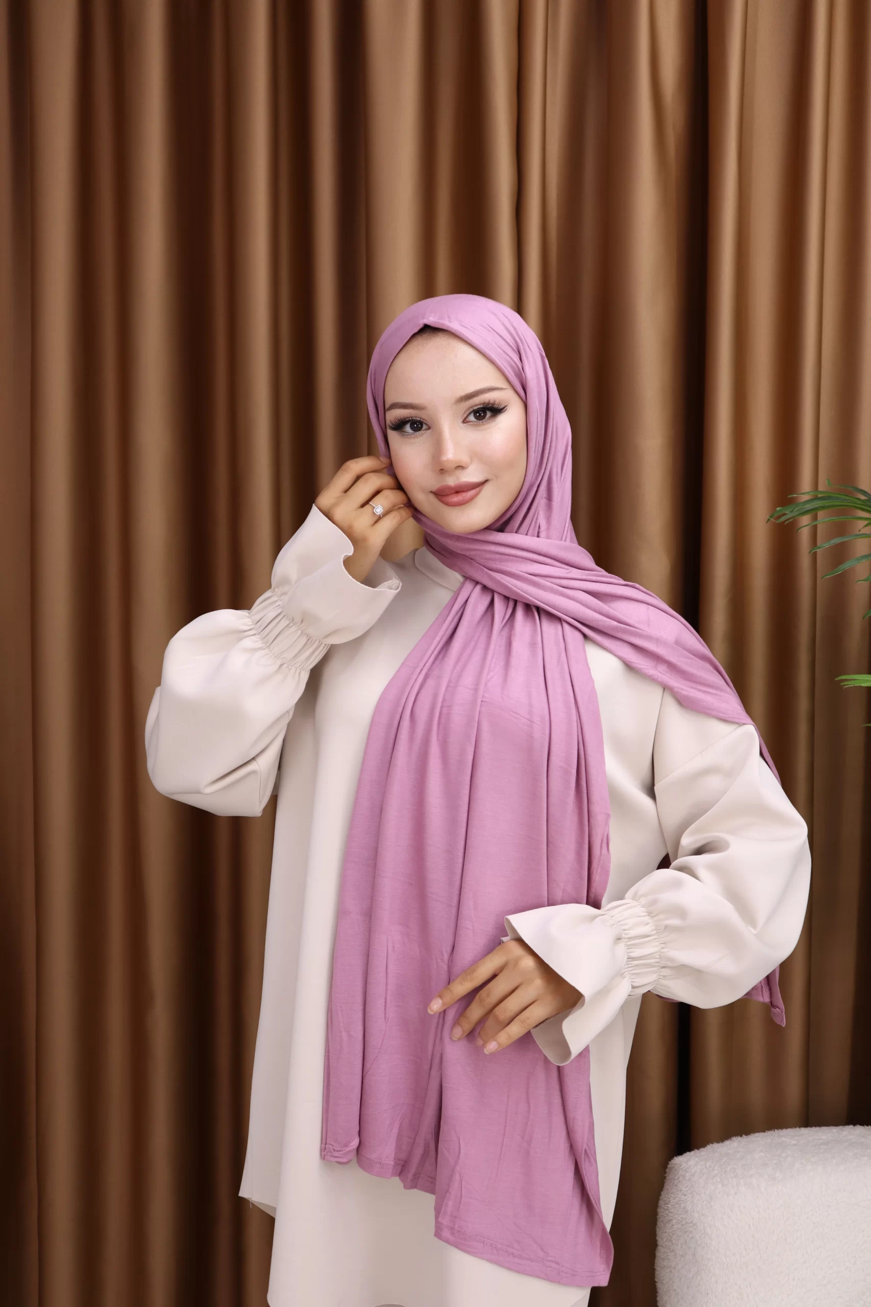 PREMIUM JERSEY HIJAB - Mauve