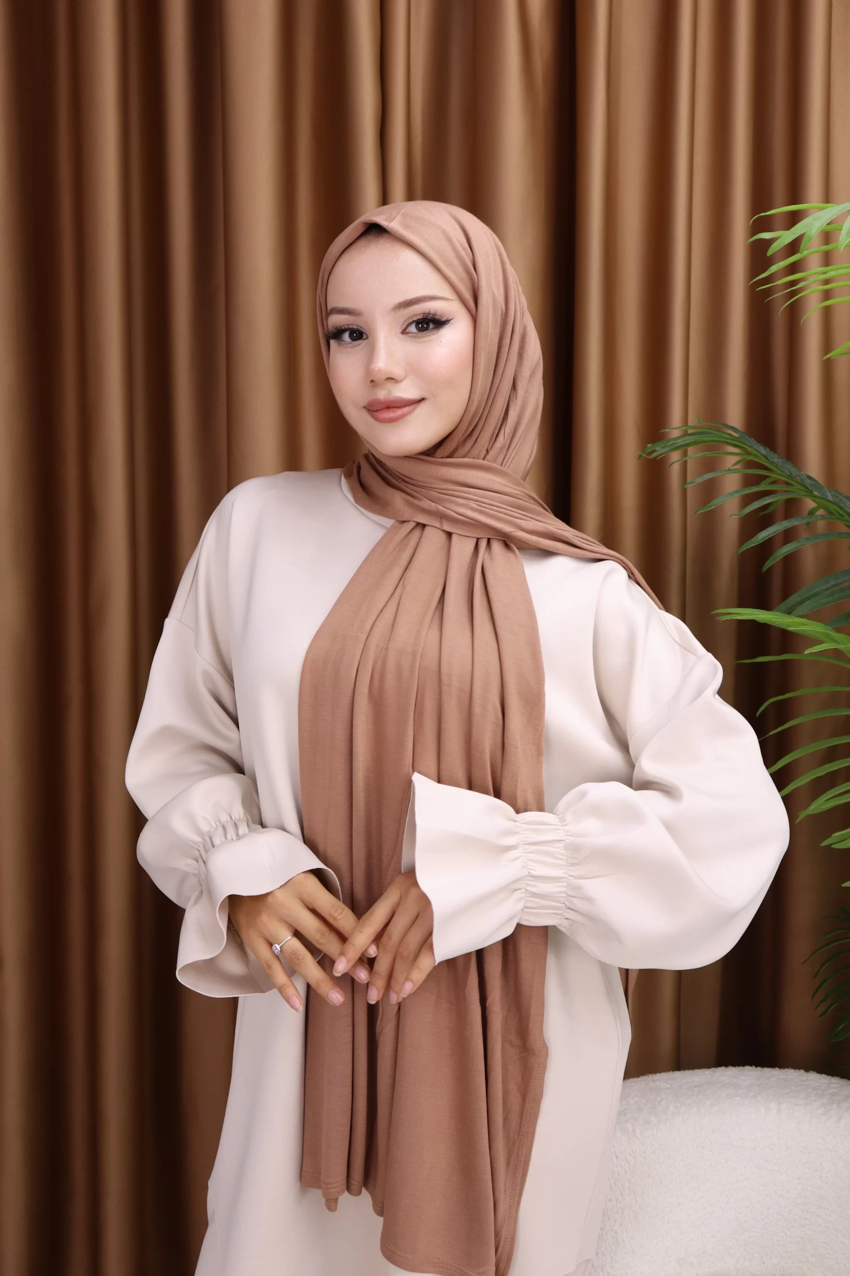 PREMIUM JERSEY HIJAB - Earthy