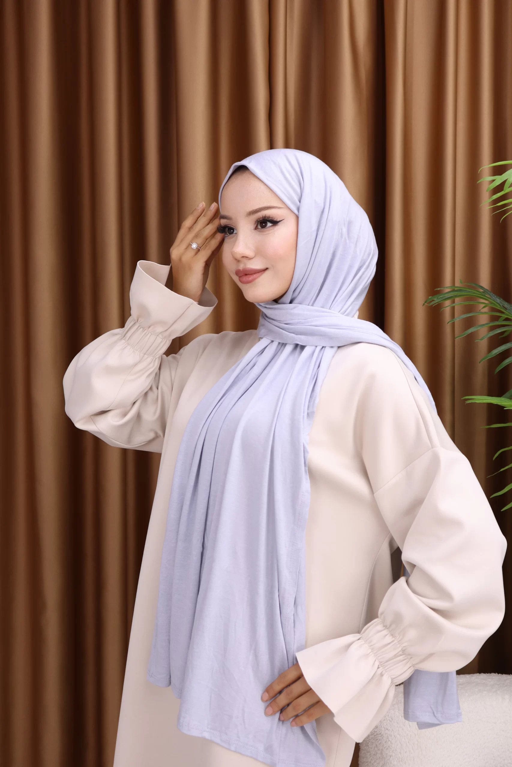 PREMIUM JERSEY HIJAB - Light grey