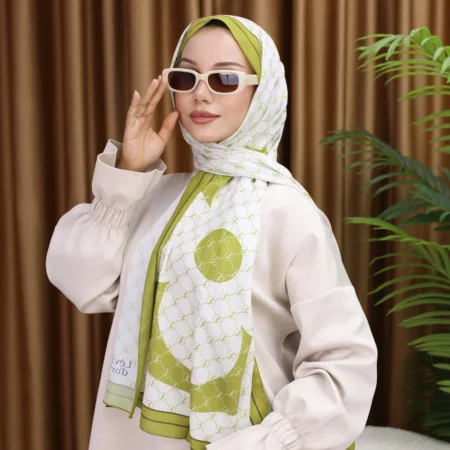 Premium Printed Chiffon - Pistachio