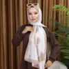 Premium Printed Chiffon - Camel