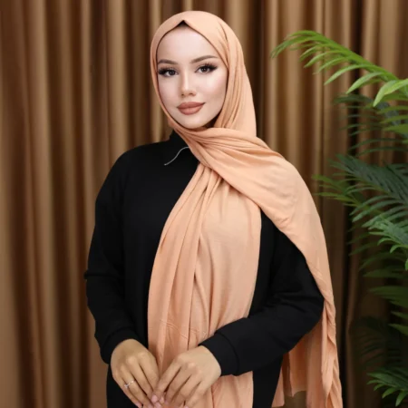 PREMIUM JERSEY HIJAB - Light Apricot
